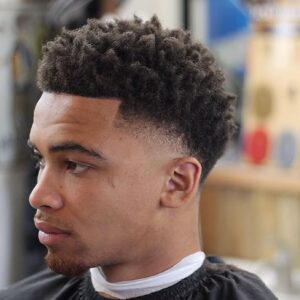 Tapered Afro Haircut